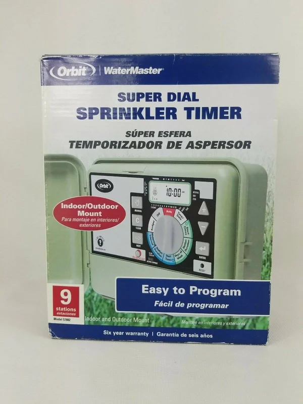 Watermaster 57899 9-Station Outdoor Swing Panel Timer
