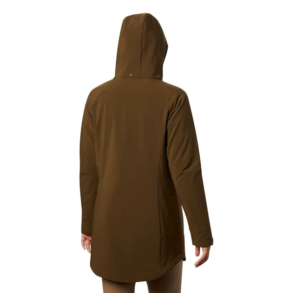Columbia Cleveland Crest Long Jacket M, Olive Green