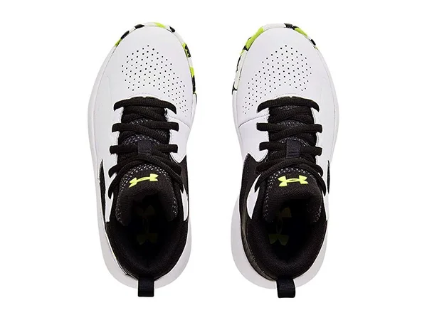 Under Armour PS Lockdown 5 - 11 Toddler White Basketball Medium