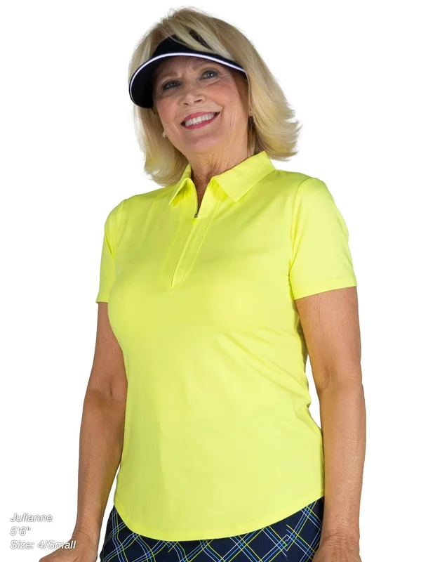 Jofit Women's Performance Polo Shirt in Citron Size Small