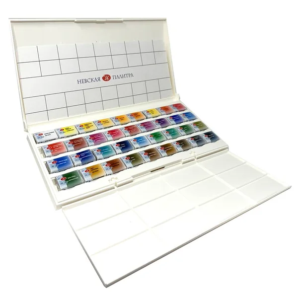 St Petersburg White Nights Watercolour : 36 Pan Set