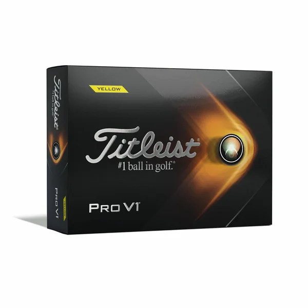 Titleist Pro V1 Golf Balls - Personalized in Yellow