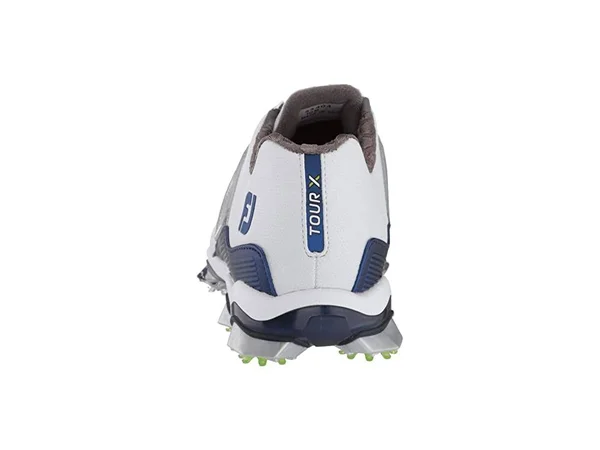 FootJoy Men's Tour x Golf Shoes Size 10.5, White/Navy/Lime