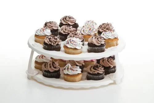 Prepworks by Progressive Collapsible Cupcake and Cake Carrier, 24 Cupcakes, 2