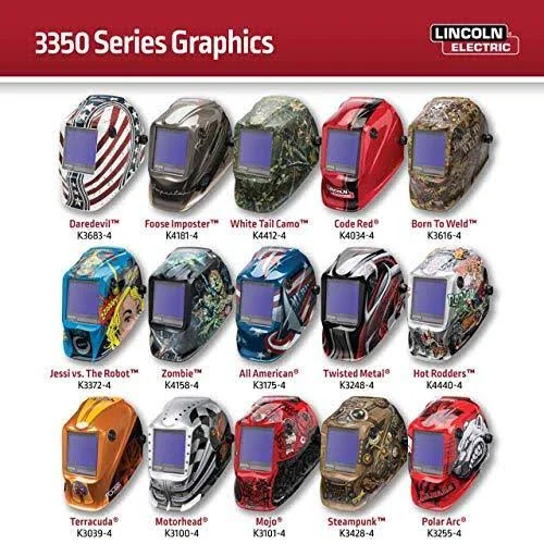 Lincoln Electric K4034-4 Viking 3350 Welding Helmet - Code Red