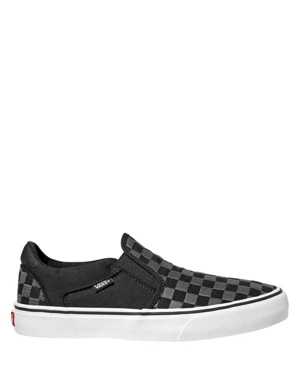Vans Asher DX Men's Skate Shoes, Size: 7.5, Black