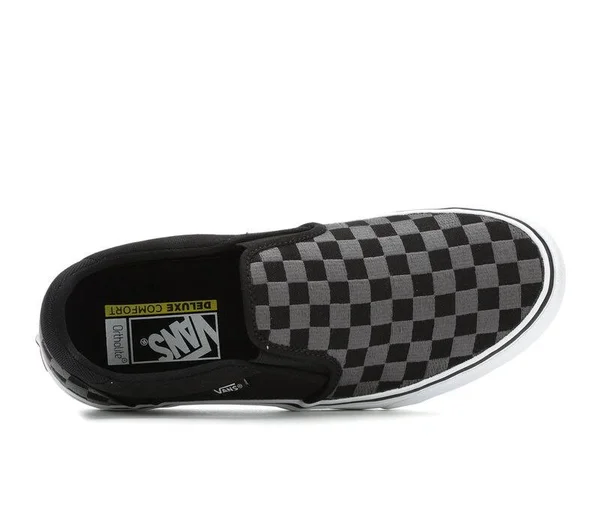 Vans Asher DX Men's Skate Shoes, Size: 7.5, Black