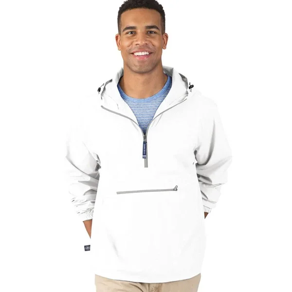 Charles River Apparel Pack N Go Pullover 9904 White