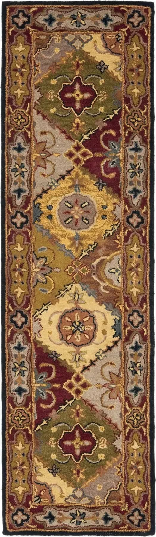 Safavieh Heritage HG512B 2&3x22 x 6&0x22 Runner Multi - Red Area Rug