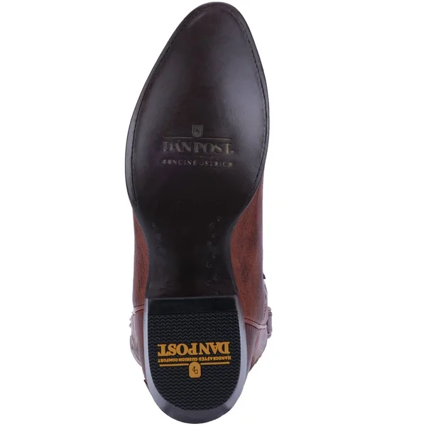 Dan Post Men's Pugh Cowboy Boot Dpp5210, Cognac Ostrich