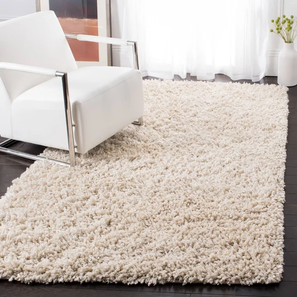 Safavieh Sheep Shag Navy 4 ft. x 6 ft. Area Rug, Blue