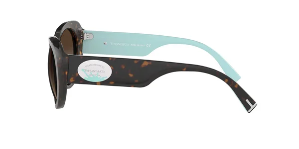 Tiffany TF4153 Havana, Brown Lens Sunglasses