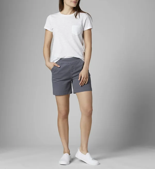 Jag Jeans Women's Gracie 5x22 Shorts in Grey Streak Size 4 Regular