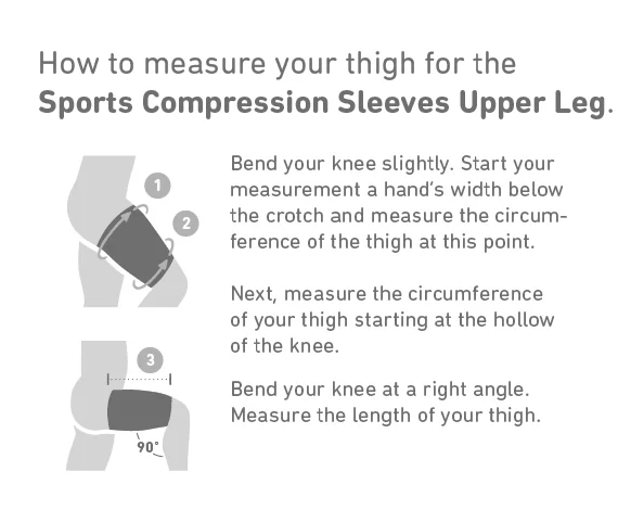 Bauerfeind Sports Compression Upper Leg Sleeve - Long