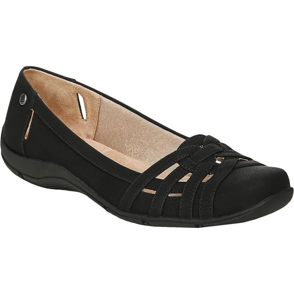 Women's Diverse Flats by LifeStride in Black (9 M)