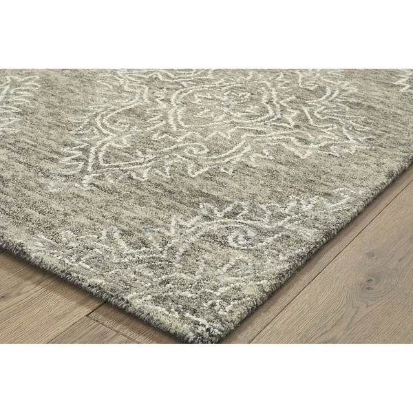 LR Resources Karma Rug Khaki 9' x 12'