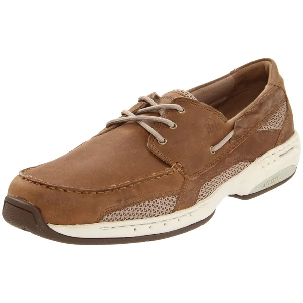 Dunham Men's Captain Boat Shoe Tan, 11, D