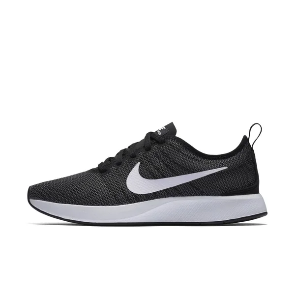 Nike Women's Dualtone Racer Running Shoe, Size: 5.5, Black