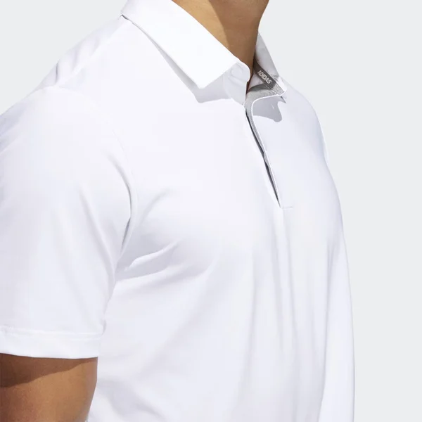 Adidas Mens Ultimate 2.0 Solid Golf Polo White S