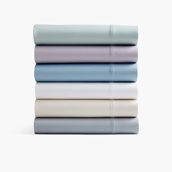 Under The Canopy Organic Sateen Sheet Set Celestial Blue - Queen
