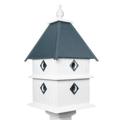Kalene 27 in x 12.5 in x 12.5 in Birdhouse Darby Home Co Color: Gray