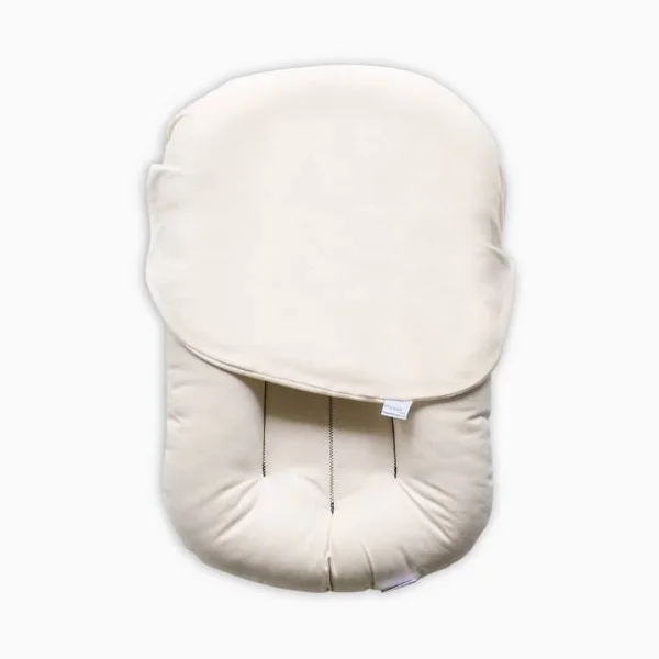 Snuggle Me Assembled Lounger in Sparrow - 100% Organic Cotton