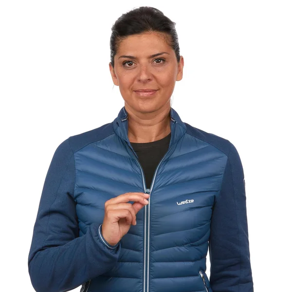 Wedze Women's 900, Skiing 2nd Layer, Jacket in Dark Blue, Size Xs
