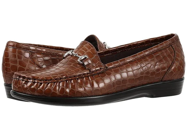 SAS Women's Metro Cognac Croc 10.5 Medium