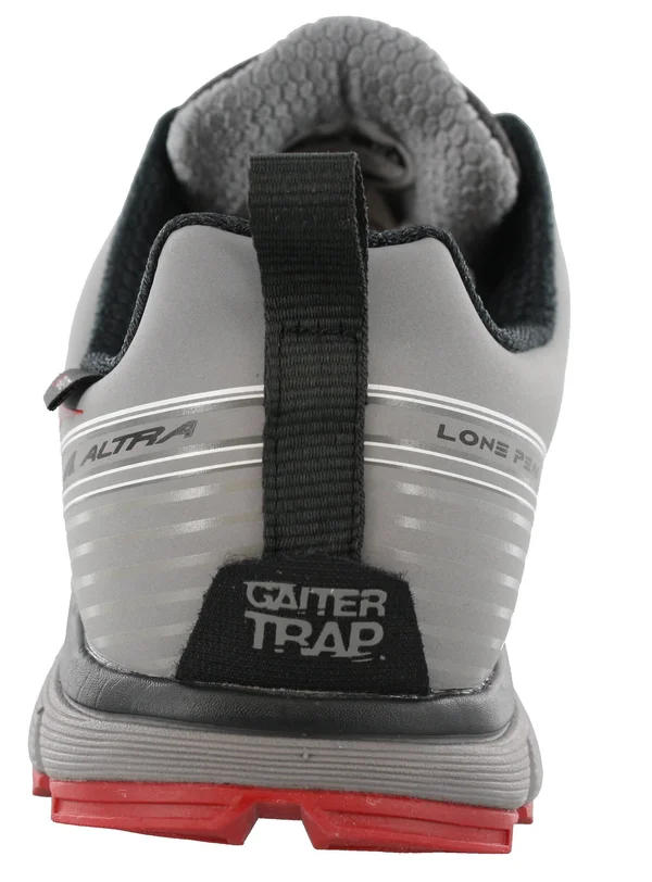 Altra Lone Peak 3.0 Neoshell Trail Running Shoe - Men's Gray/Red - 9.5
