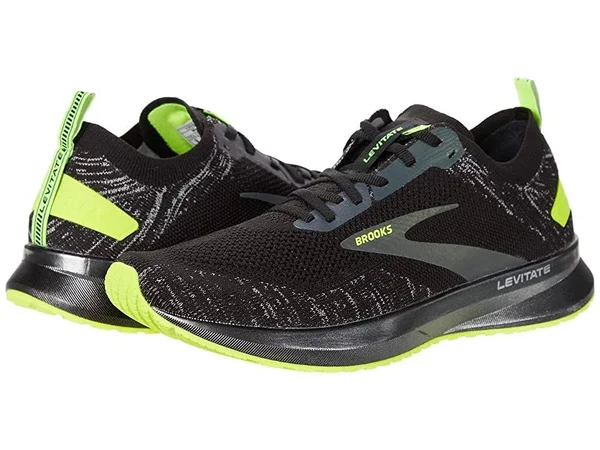 Women's Brooks Levitate 4 Running Shoe, Size 10.5 B - Black