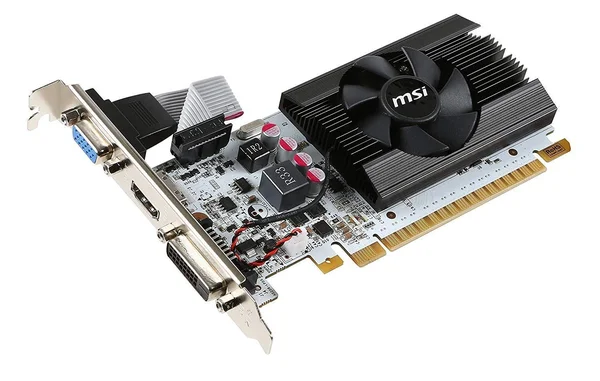 MSI GeForce GT 730 K-2GD5LP/OC Low Profile Graphics Card - 2 GB GDDR5 - 64-bit - 1006 MHz, 141.0 x 69.0 x 29.0 mm