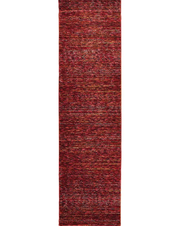 Oriental Weavers Atlas 8033K Red/ Rust Area Rug 3& 3x22 x 5& 2x22