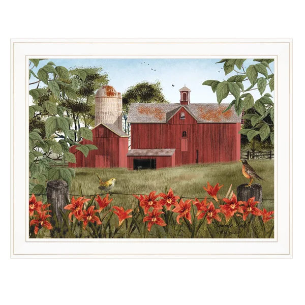 Summer Days by Billy Jacobs - Ready to Hang Framed Print, White Frame