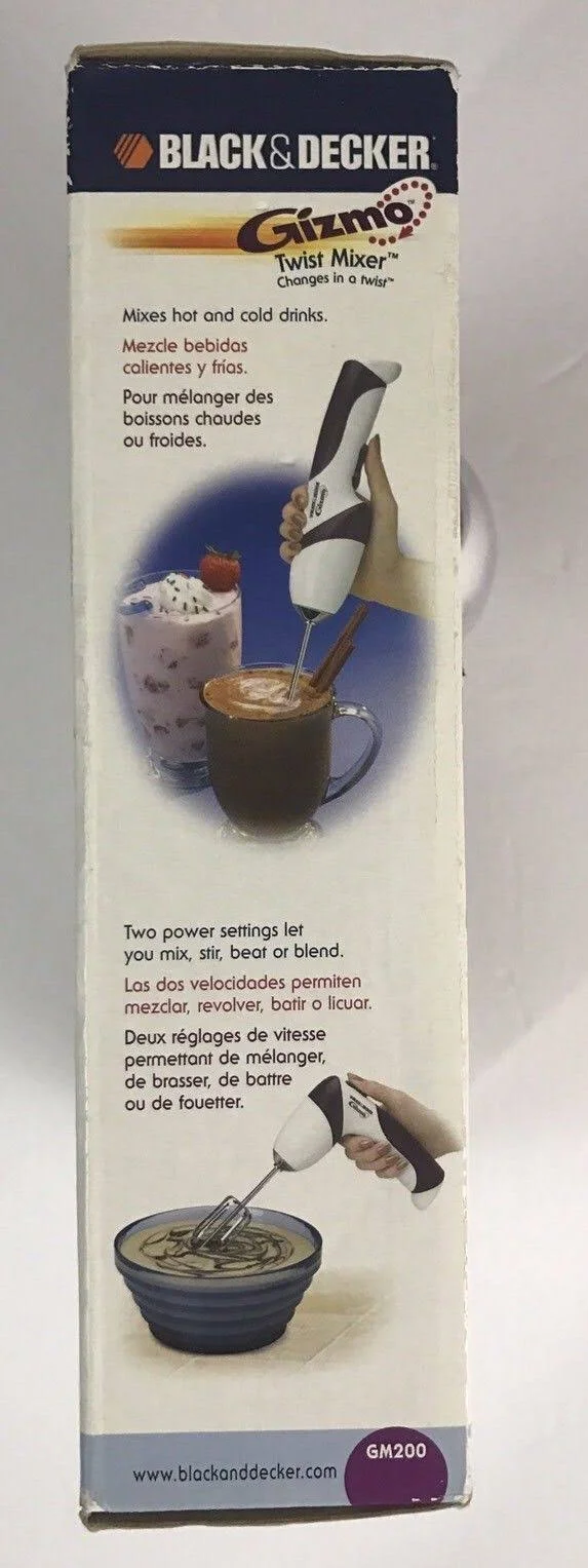 Black & Decker Gm200 Gizmo Twist Mixer
