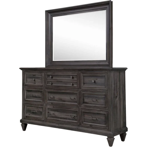 Magnussen Calistoga Mirror in Weathered Charcoal