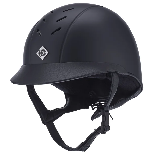 Charles Owen AyrBrush Helmet Navy, 7 1/4, Round