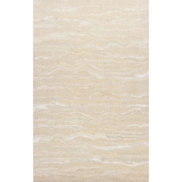 Domani Newport Casual Hand-Tufted Wool Area Rug - 3&3x22 x5&3x22 - Ivory