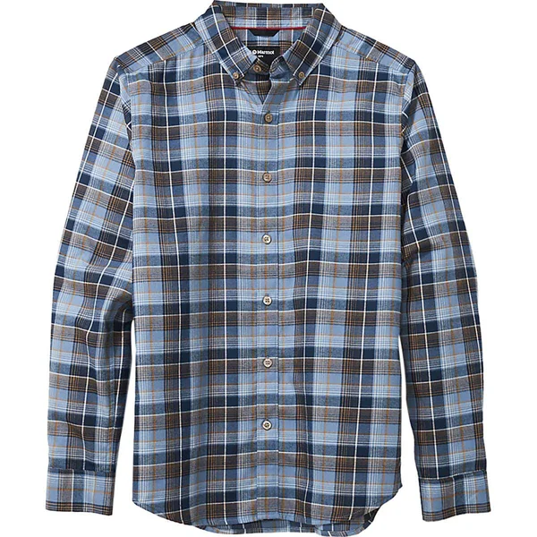 Marmot Harkins Lightweight Flannel Long-Sleeve Shirt - Men's Dusk - XXL