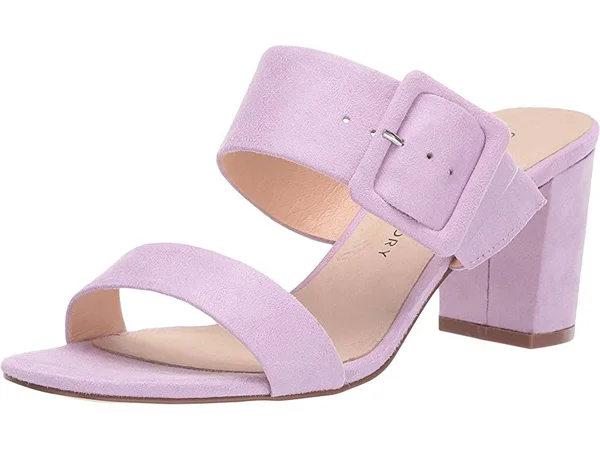 Chinese Laundry Women's Yippy Suede Sandal Lovelylilac 7.5