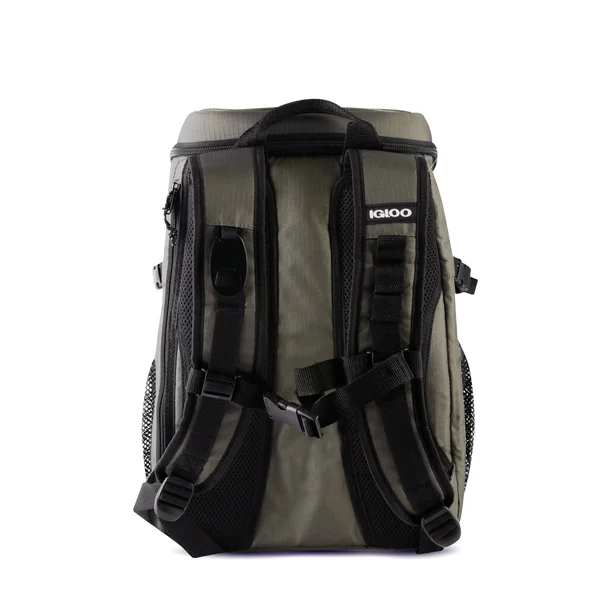 Igloo Gizmo Durable & Adjustable Insulated 30 Can Cooler Backpack, Camouflage
