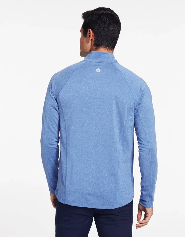UPF 50+ Sun Protective Essential Full Zip Jacket for Men - Solbari Light Grey