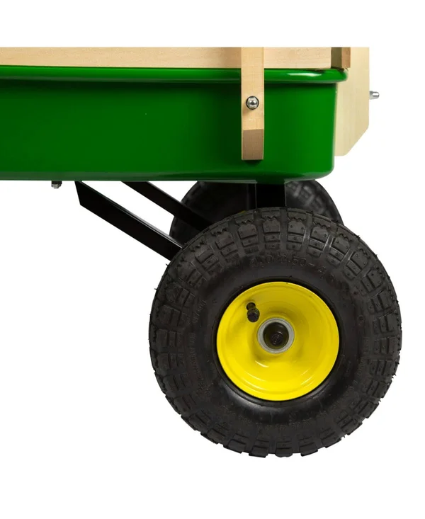 John Deere Green Stake Wagon