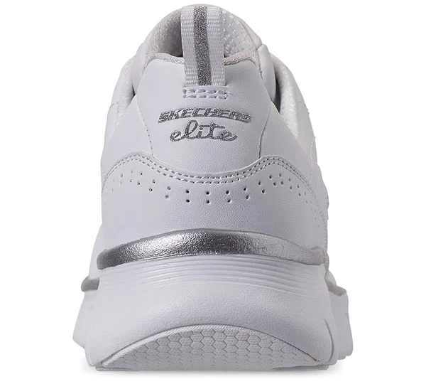 Skechers Women's Synergy 3.0 Sneaker, White/Silver