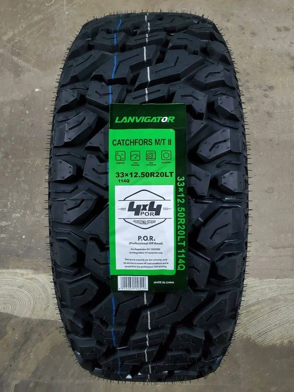 Lanvigator Catchfors M/T II LT 33x12.50R20 Load E 10 Ply MT Mud Tire