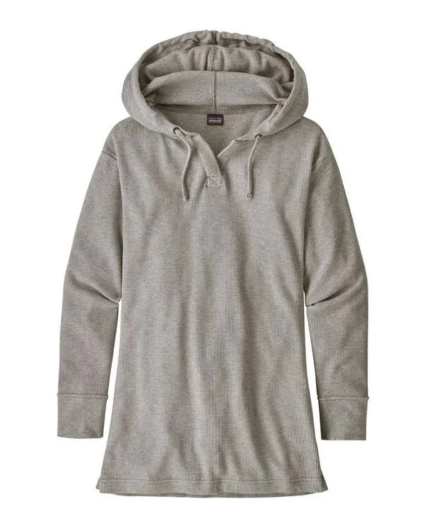 Patagonia Hooded Waffle Tunic - Women's Drifter Grey, XL