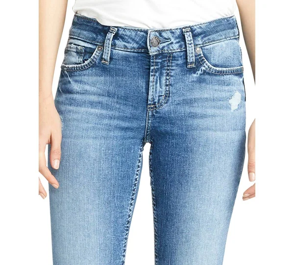 Silver Jeans Co. Elyse Straight-leg Jeans - Indigo