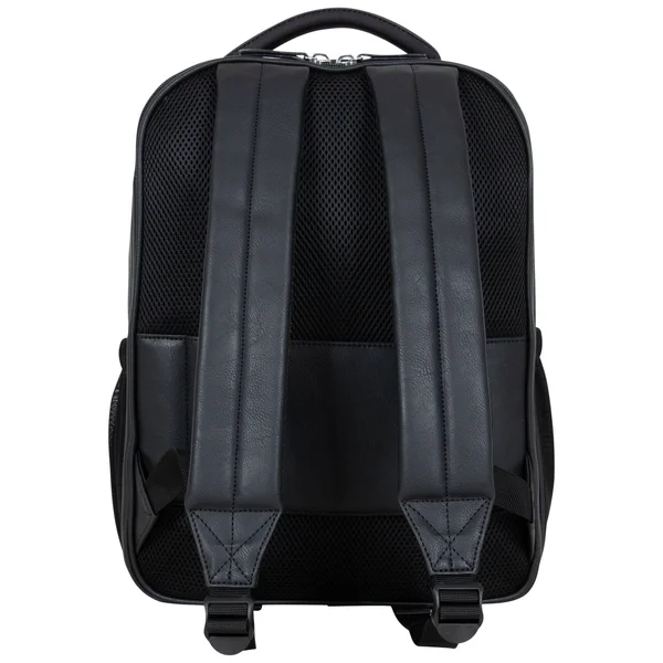 Kenneth Cole Reaction Vegan Leather Laptop Backpack - Black