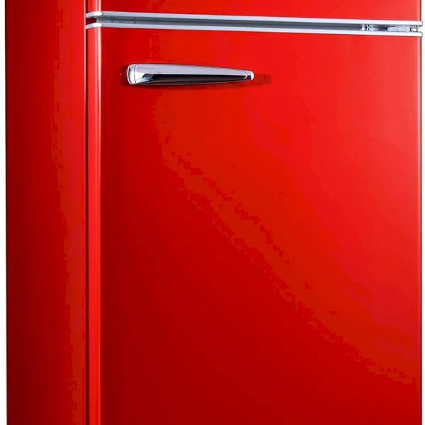 Galanz - Retro 12 Cu. ft Top Freezer Refrigerator - Red