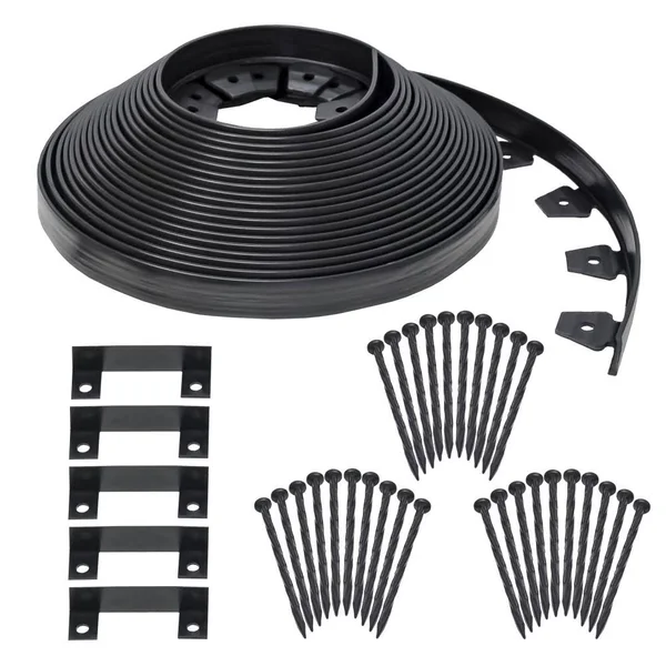 Easyflex 100-ft Black Plastic Landscape Edging Roll - 3000-100C
