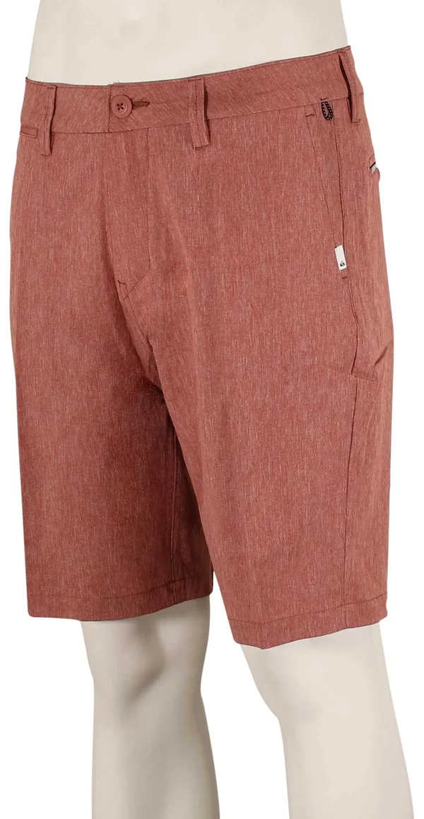 Quiksilver Union Heather Amphibian Hybrid Shorts - Henna - 32